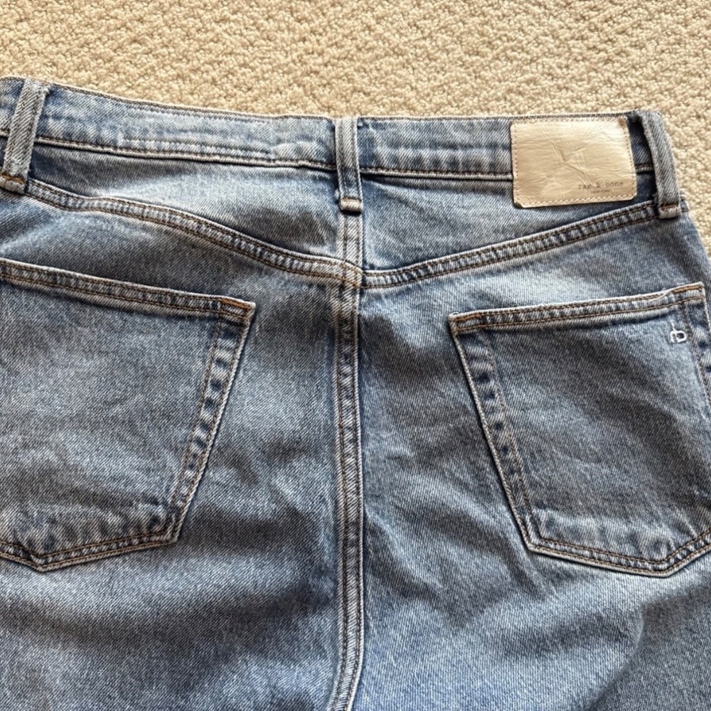 Rag & Bone Women's Size 28 Wren High Rise Slim Straight Jeans Medium Wash - Picture 3 of 4